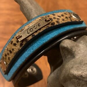 Leather Love Bracelet